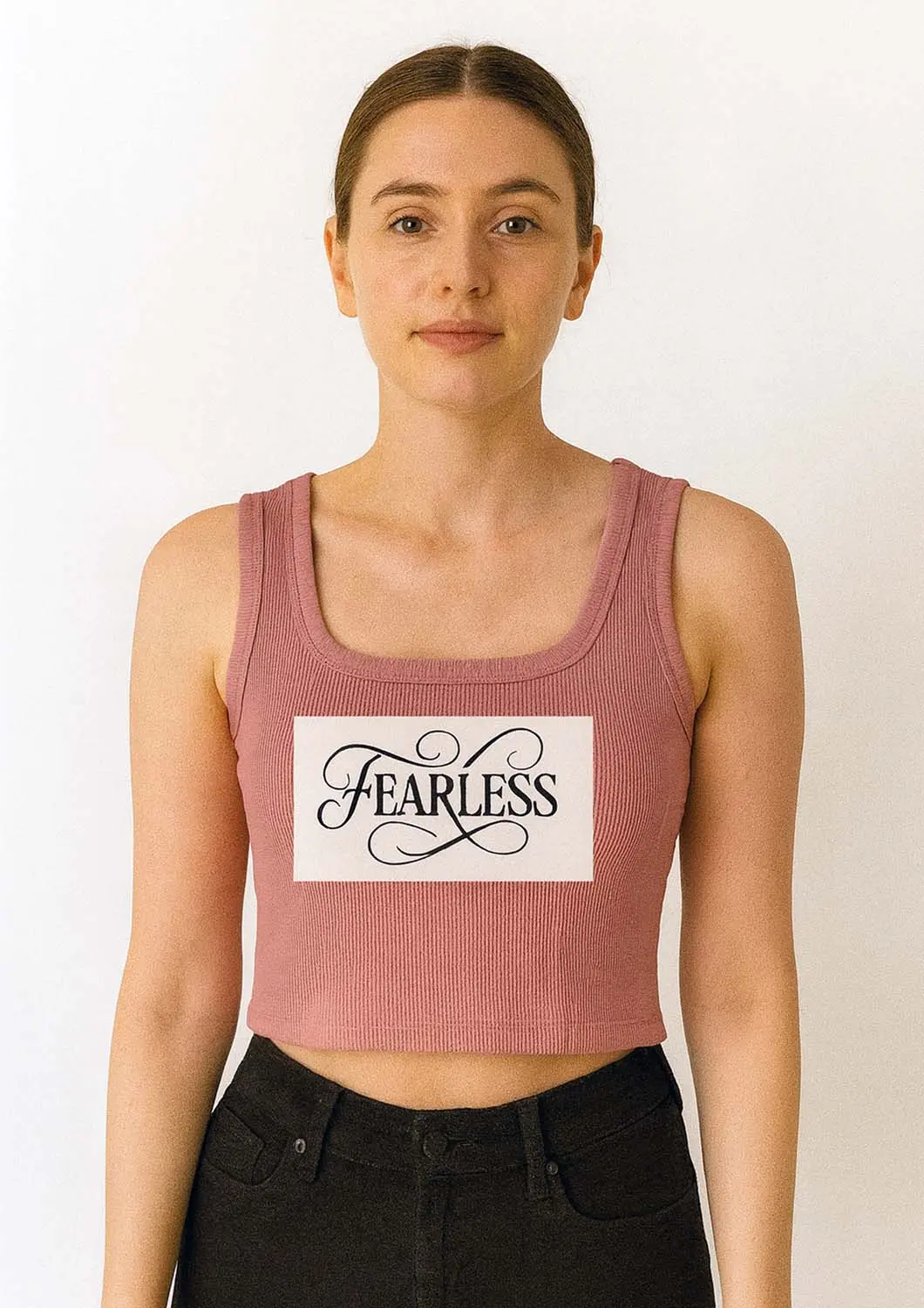 fearless model front