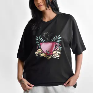 Black - Women Oversize T-shirt