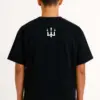 Black T-Shirt with Trident Logo (1)