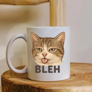 Cat - White Mug