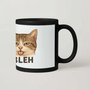 Cat - Black Patch Mug