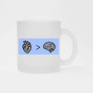 Heart > Brain - Frost Mug
