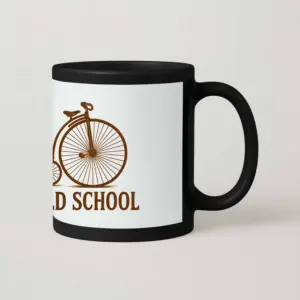 High Wheel - Black Patch Mug