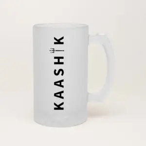 Kaashik Name - Beer Frost Mug