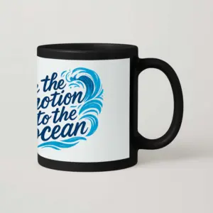 Ocean - Black Patch Mug