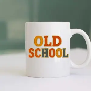 Old School - White Mug