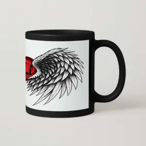 Phoenix- Black Patch Mug