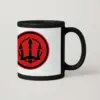 RED BLACK 1 black mug