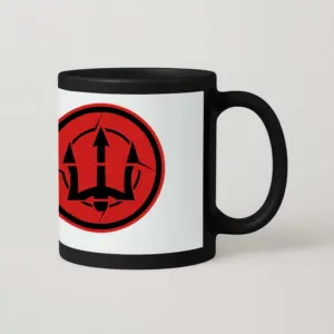 Sharingan Black 1  - Black Patch Mug