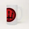 RED BLACK 2 beer mug