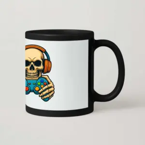 Skull Gaming   - Black Patch Mug