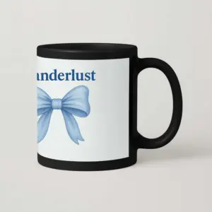 Wanderlust  - Black Patch Mug