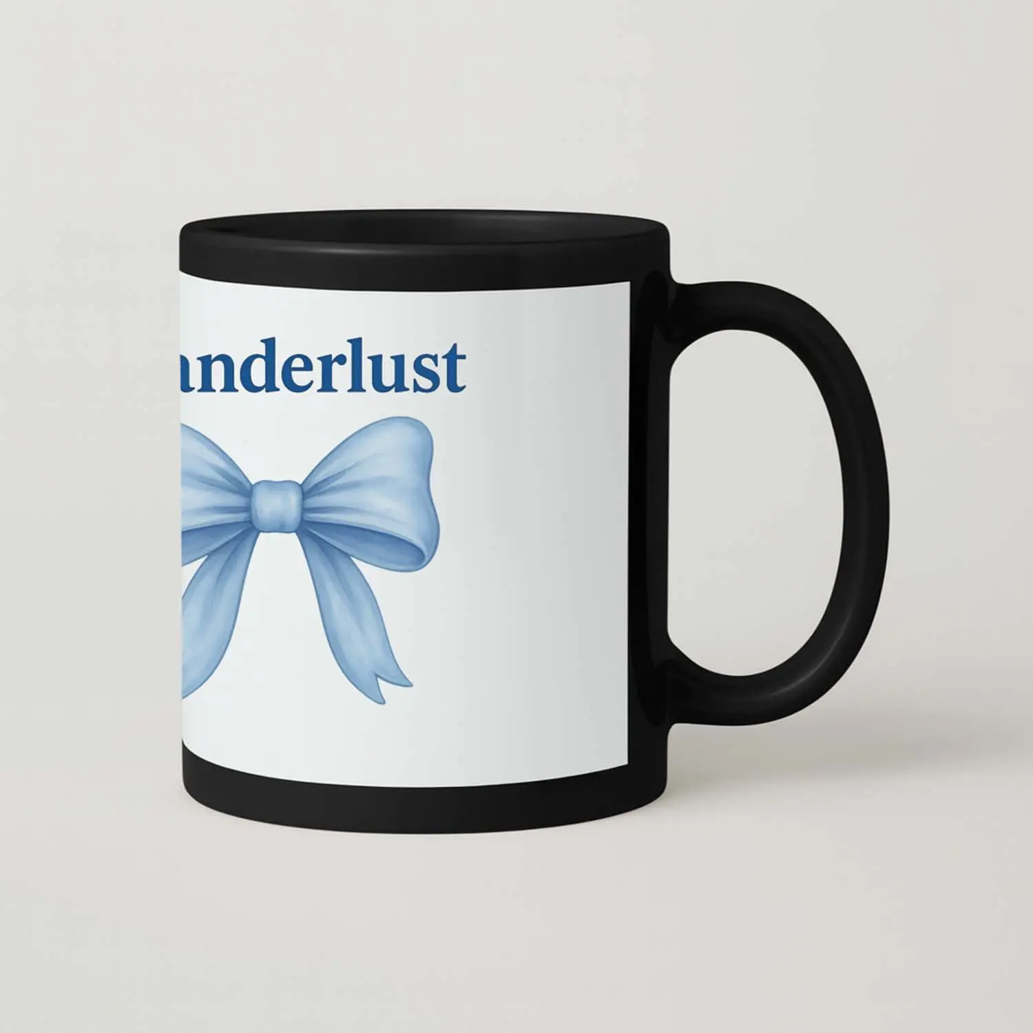 WANDERLUST copy black mug