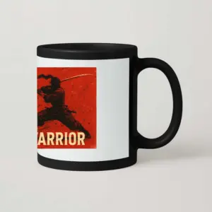 Warrior- Black Patch Mug