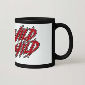 Wild Child- Black Patch Mug
