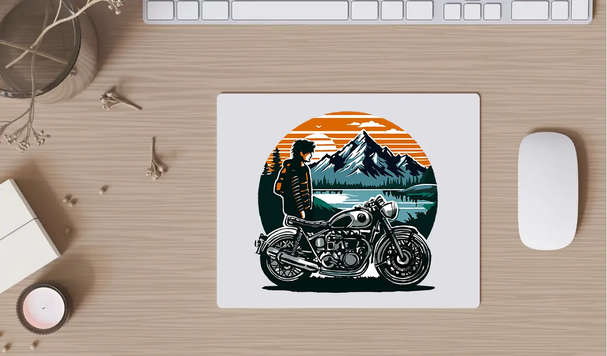 biker 0 mousepad_