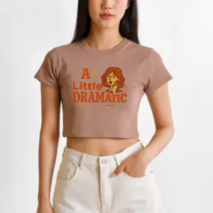 A Little Dramatic - Crop Top