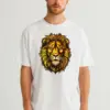 lion front model white
