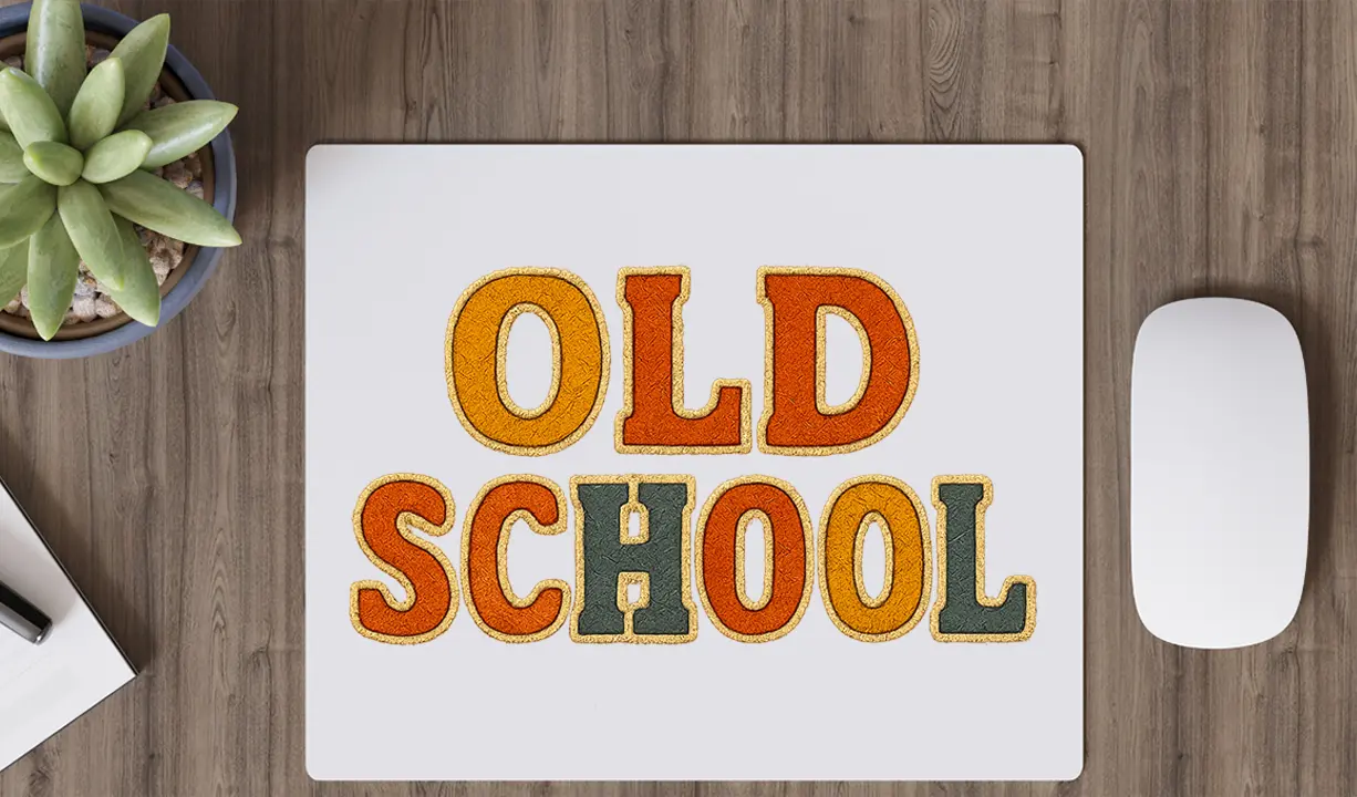 old school - mousepad