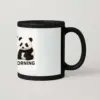 panda 1 black mug