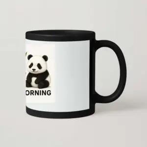 Panda - Black Patch Mug