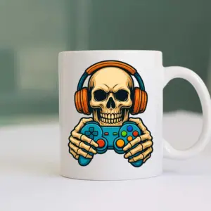 Skull Gaming  - White Mug