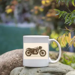 Vintage Bike - White Mug