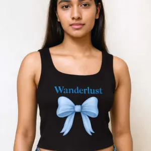 Wanderlust - Crop Top (Sleeveless)