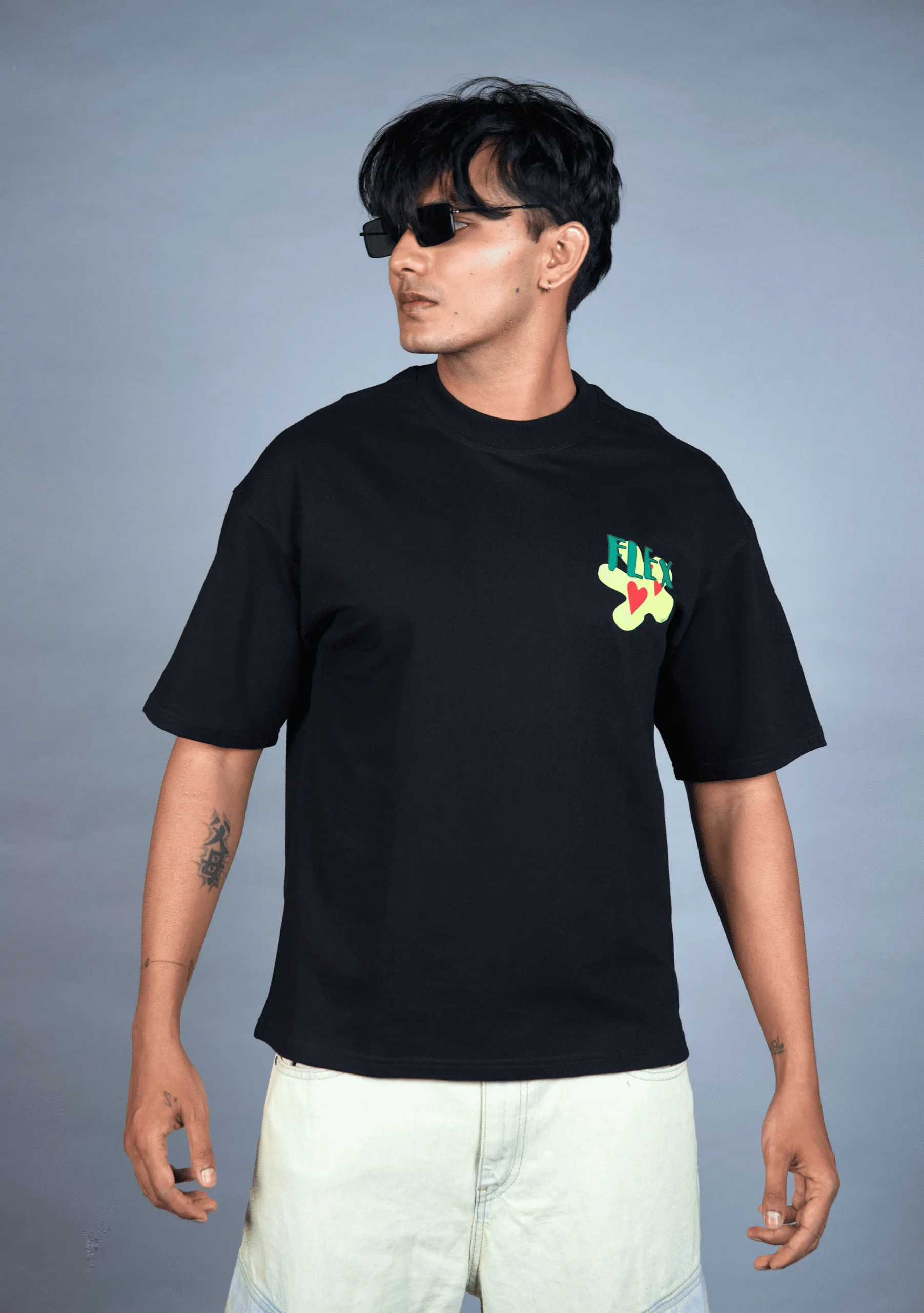 Flex-black-oversize-tshirt