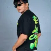 Flex-black-oversize-tshirt-sideview