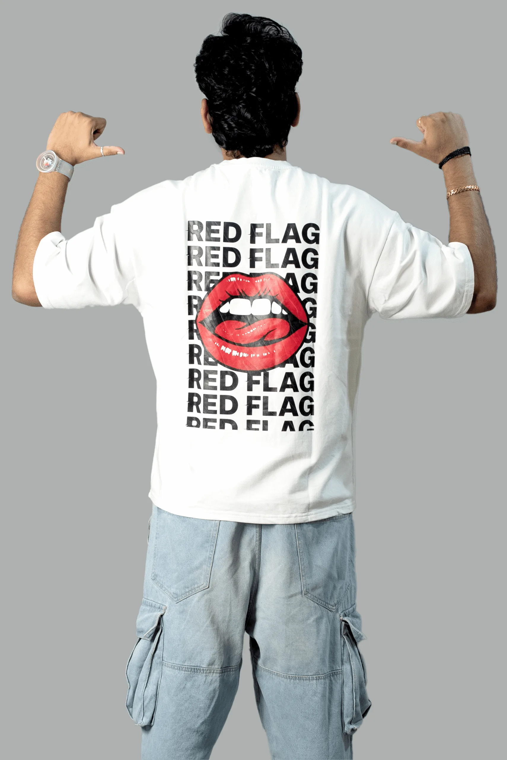 Red-flag-oversize-tshirt-back