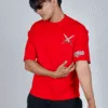 Sword-red-oversize-tshirt-sideview