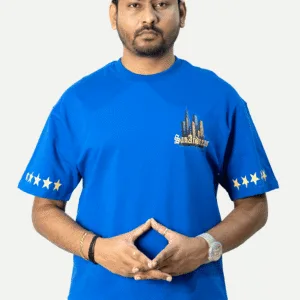 Wasted Blue Oversize T-shirt