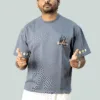 Wasted-grey-oversize-tshirt-front