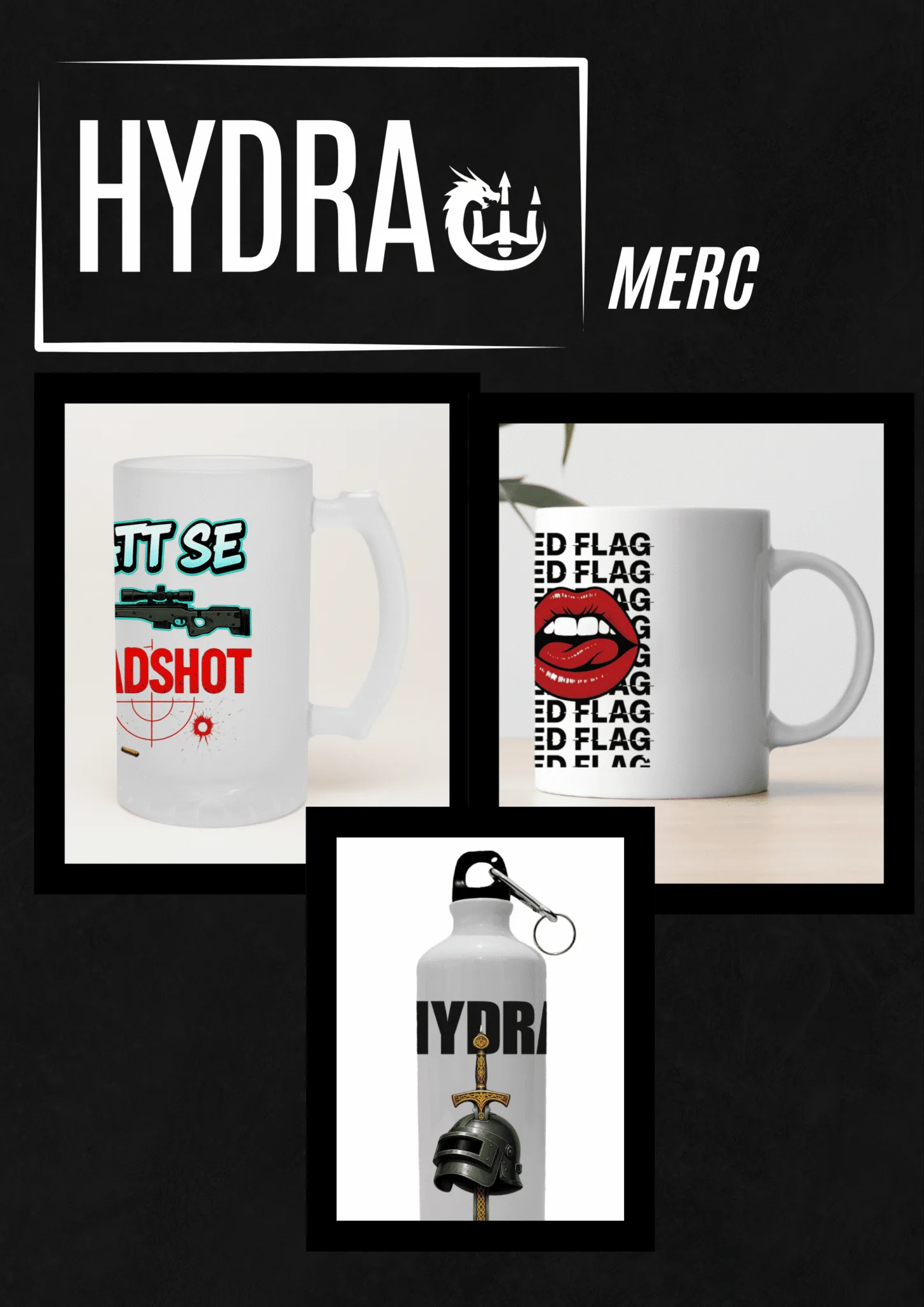 latest hydra merchandise by kaashikxhydra