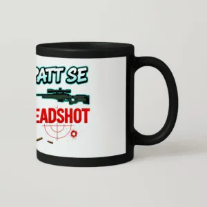 Patt se Headshot - Black Patch Mug