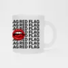 red flag frost mug