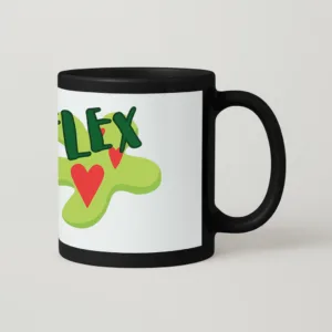 Flex  - Black Patch Mug