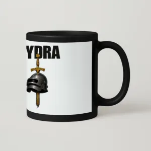 Pubg helmet  - Black Patch Mug