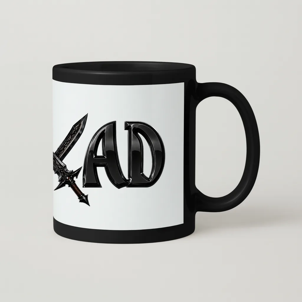 SQAUD BLACK PATCH MUG