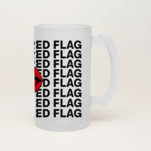 Red flag  - Beer Mug