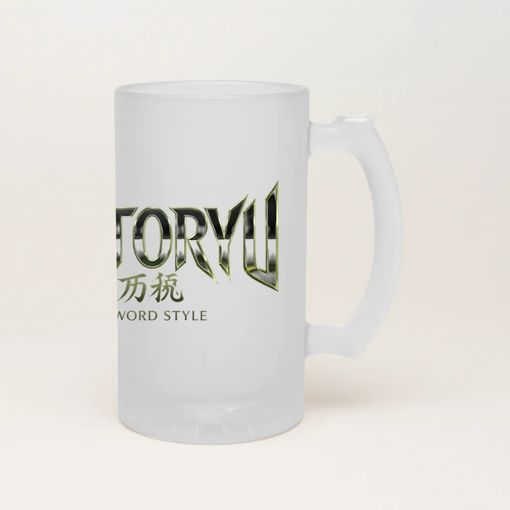 thre sword style beer mug